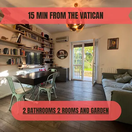 15 Min From The Vatican Wi-Fi And Garden Exterior photo