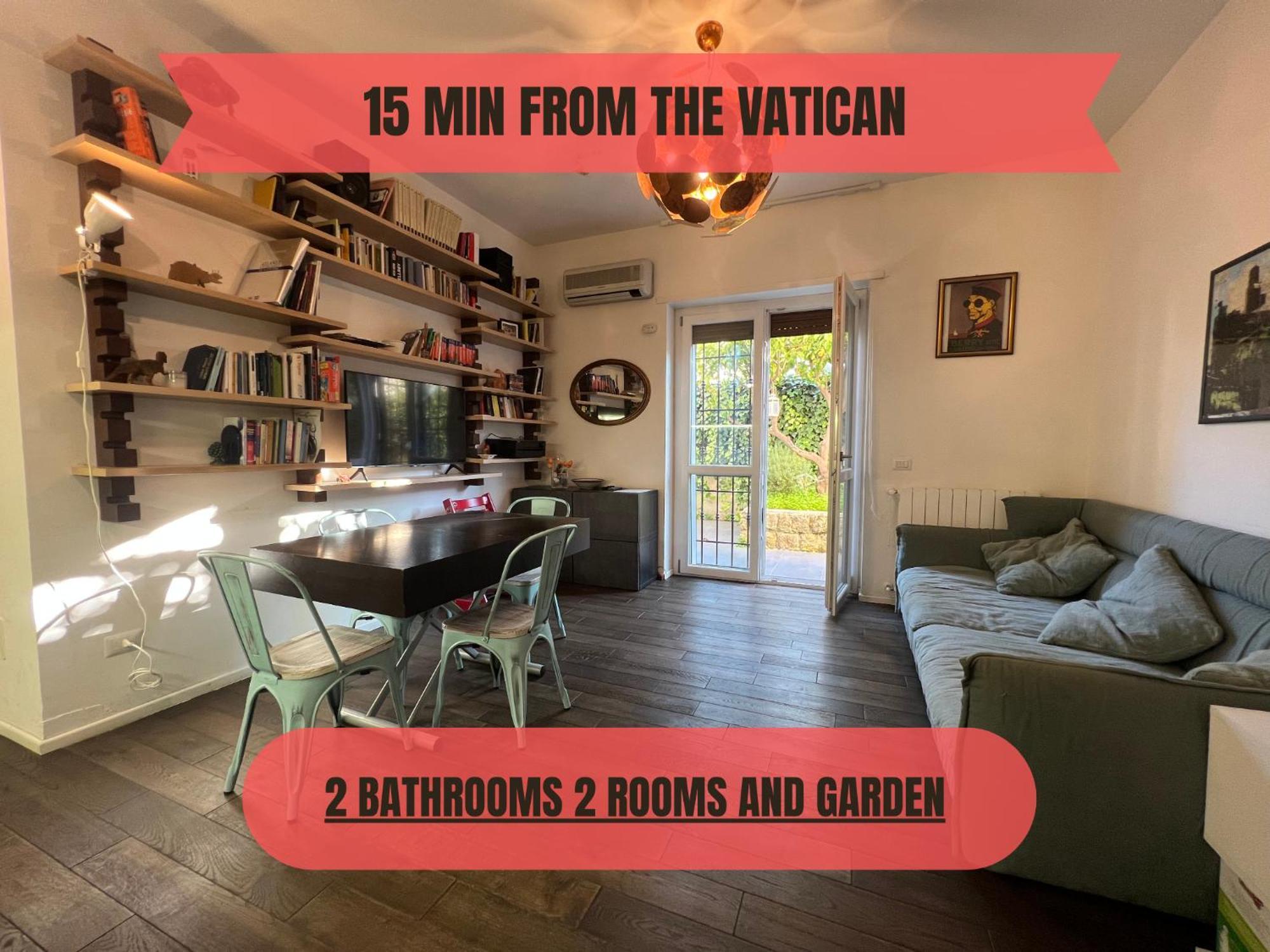 Apartment 15 Min From The Vatican Wi-fi And Garden Rome